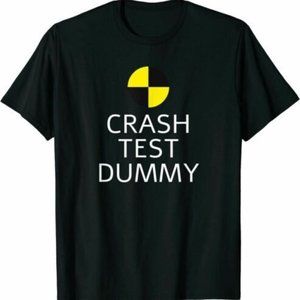 Crash Test Dummy Easy Last Minute Men's Funny Costume T-Shirt